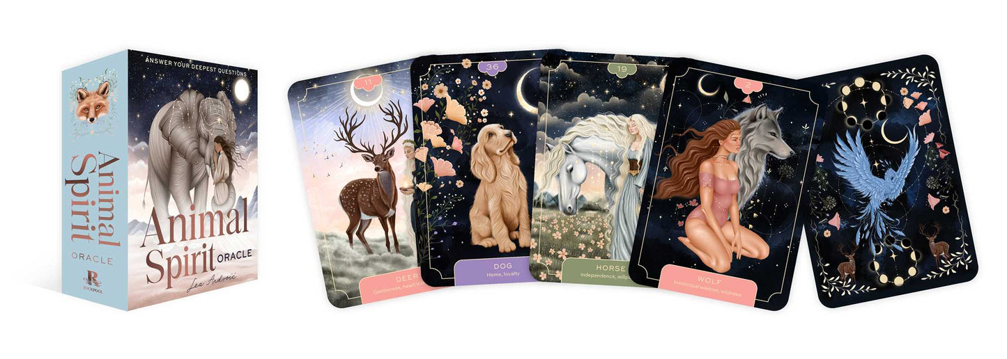 Animal Spirit Oracle by Lea  Androic: Flashcards; 96 pages / English