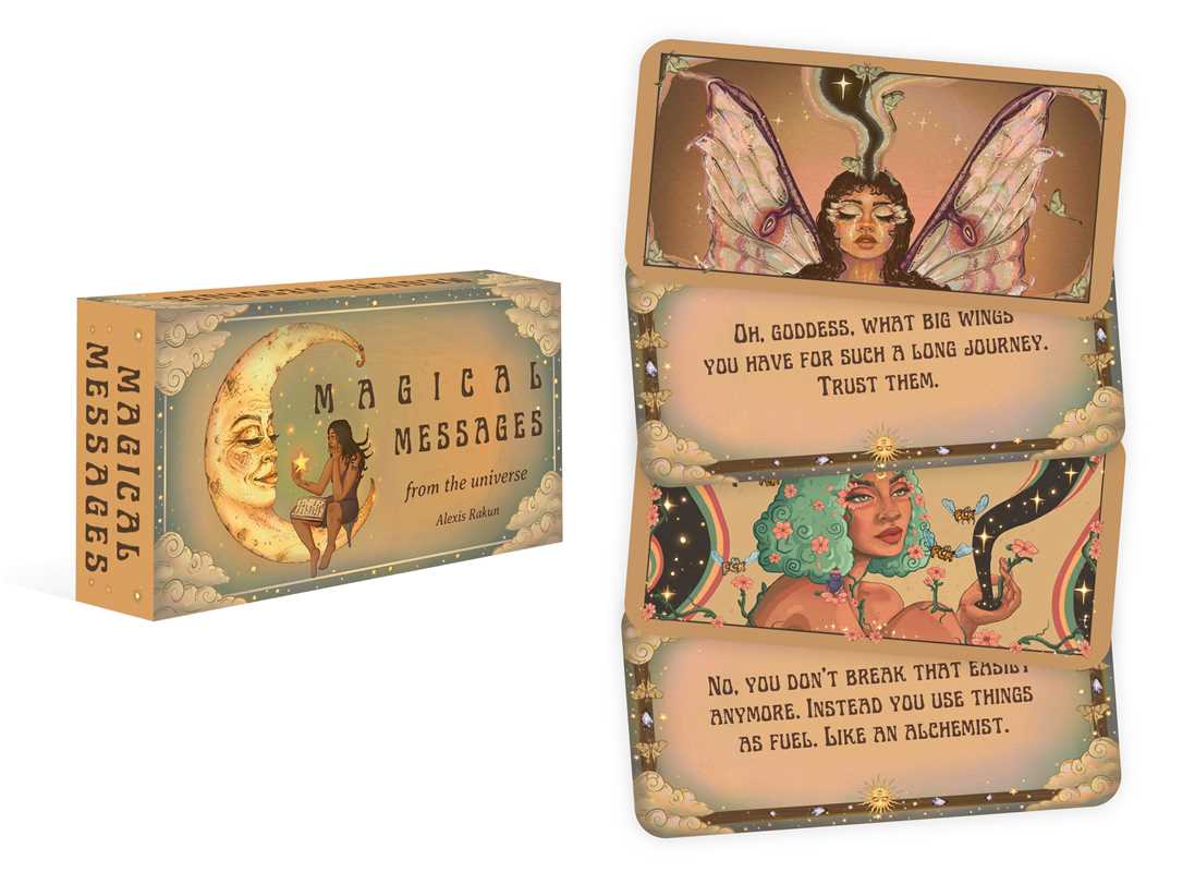 Magical Messages from the Universe by Alexis Rakun: Flashcards; 40 pages / English