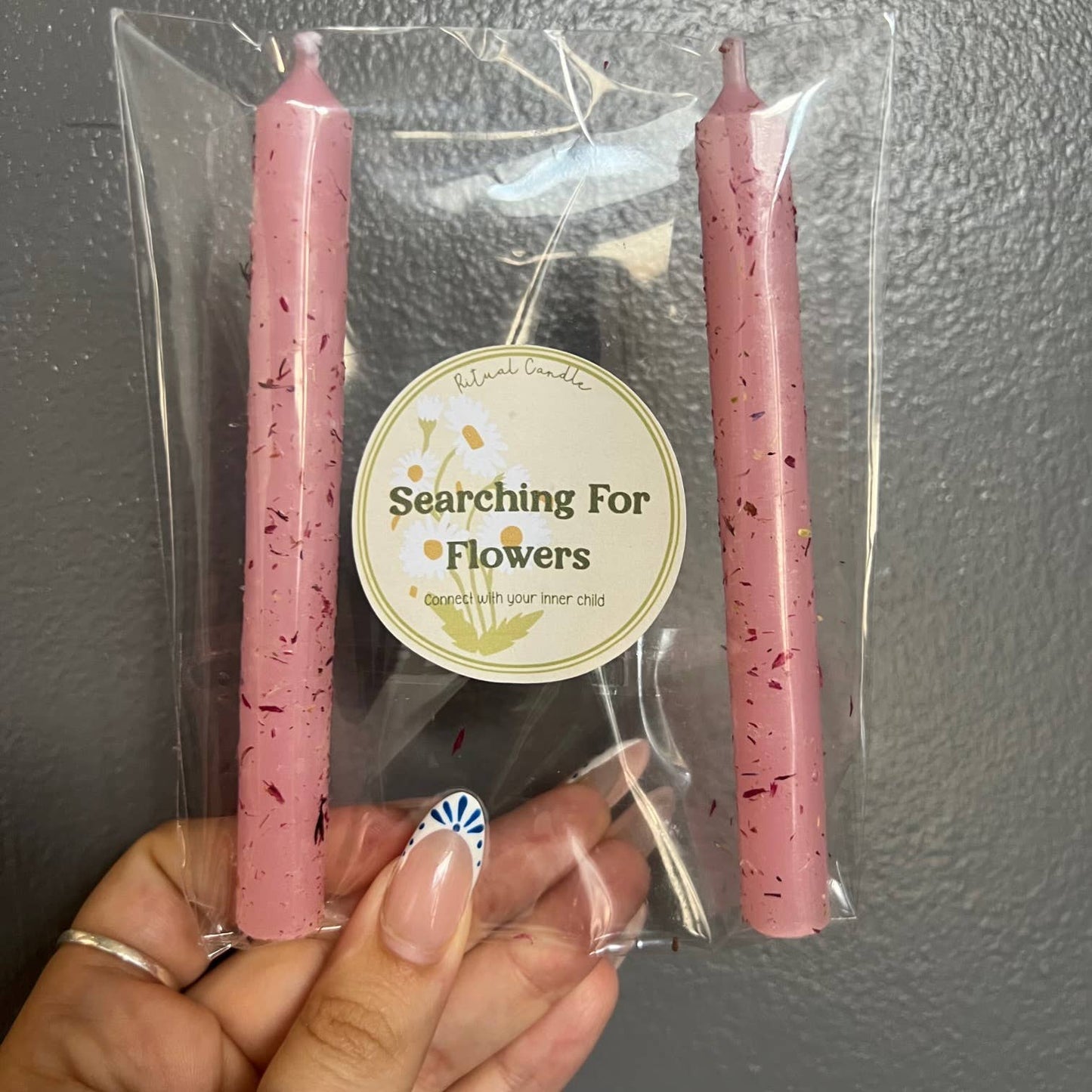 Searching for Flowers Ritual Candle