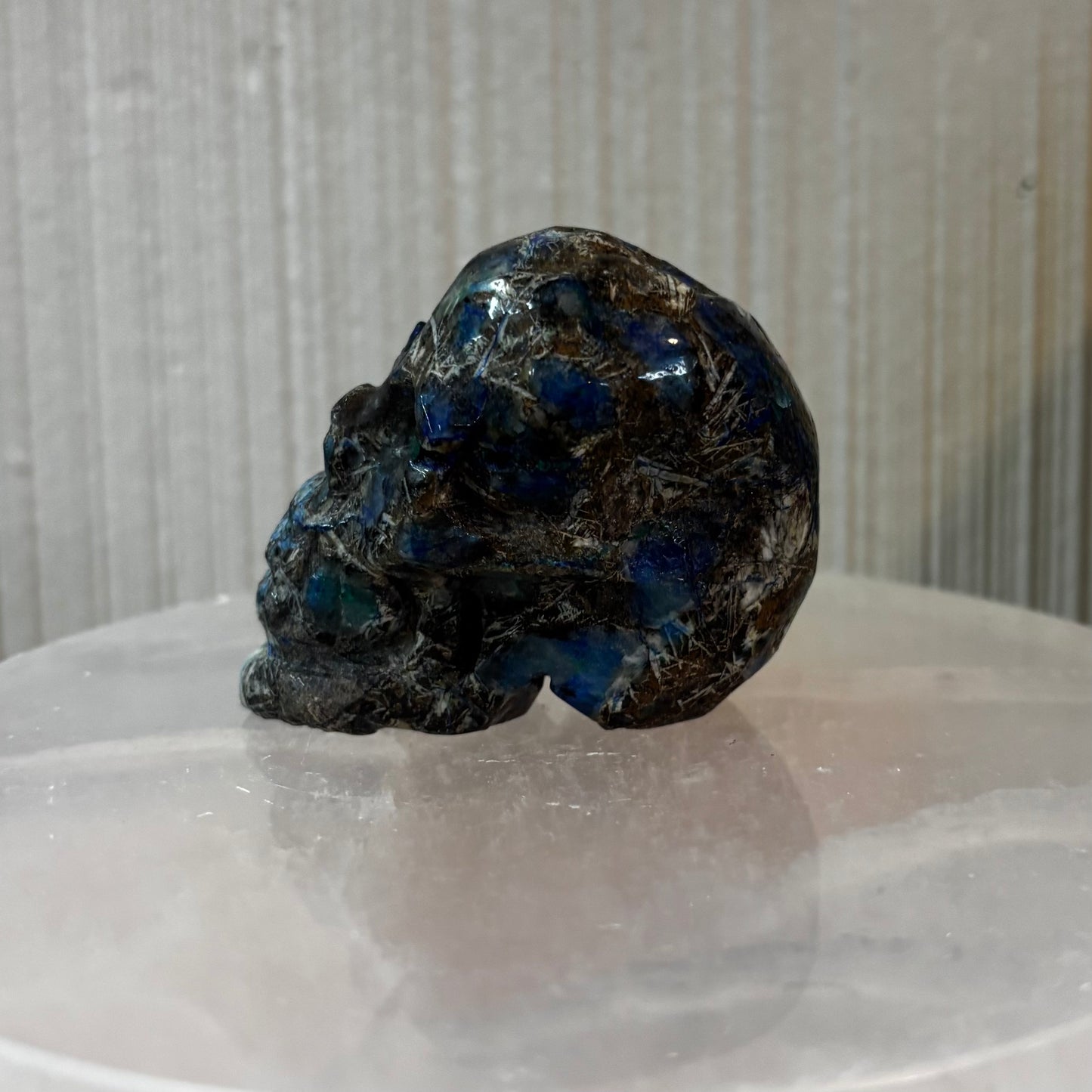 Azurite Skull