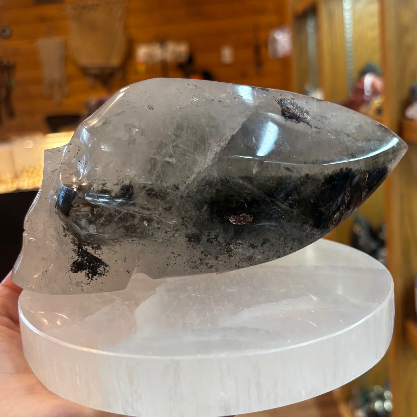 Quartz Traveler Skull