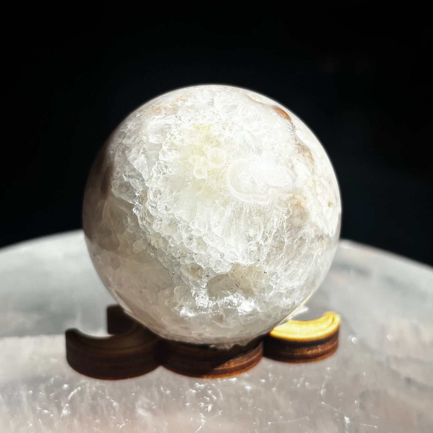 Pink Amethyst, Quartz & Agate Sphere
