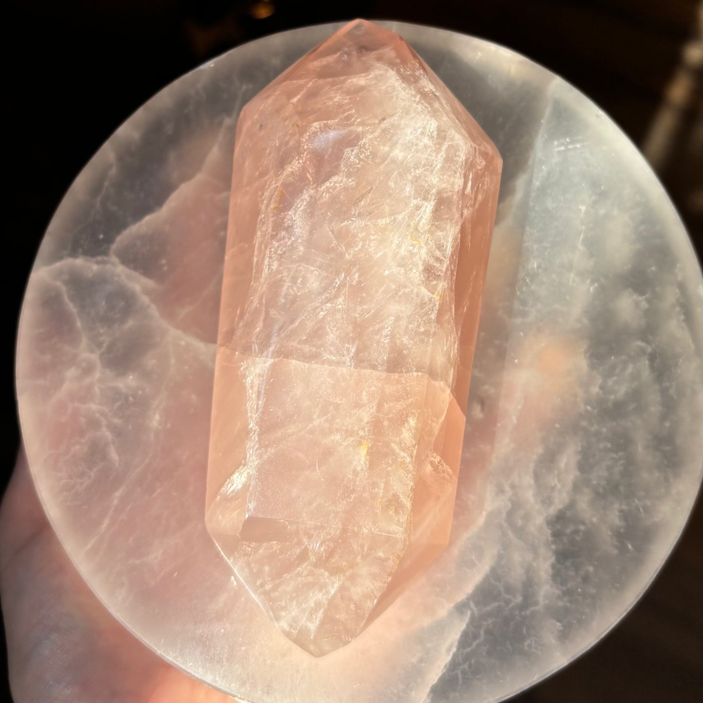 Rose Quartz DT Wand
