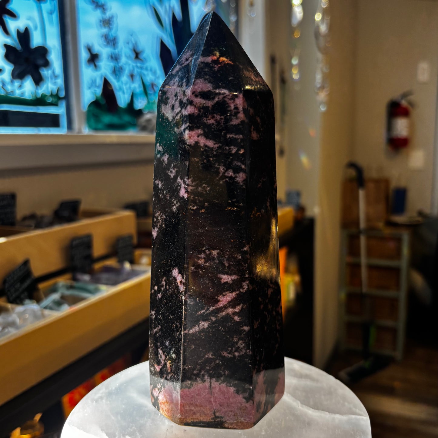 Rhodonite Tower