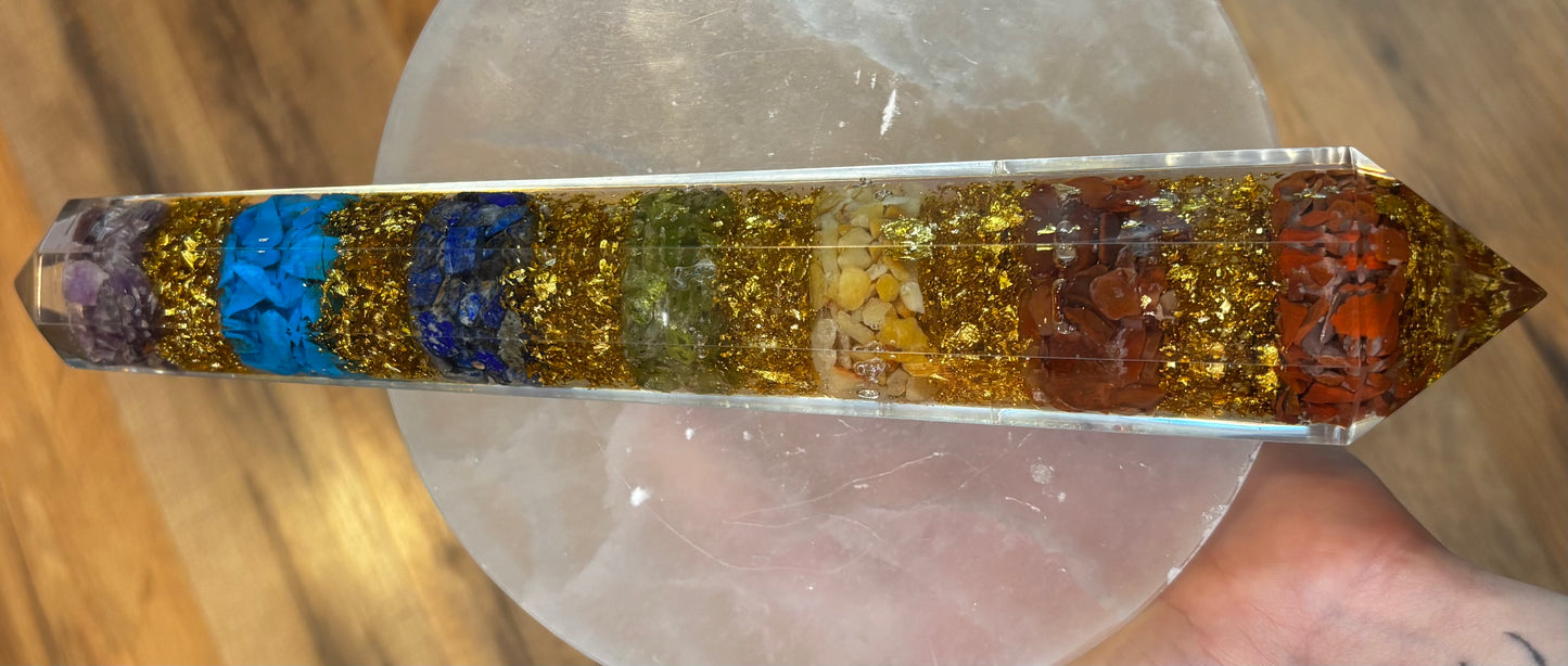 Orgone Palm Stone