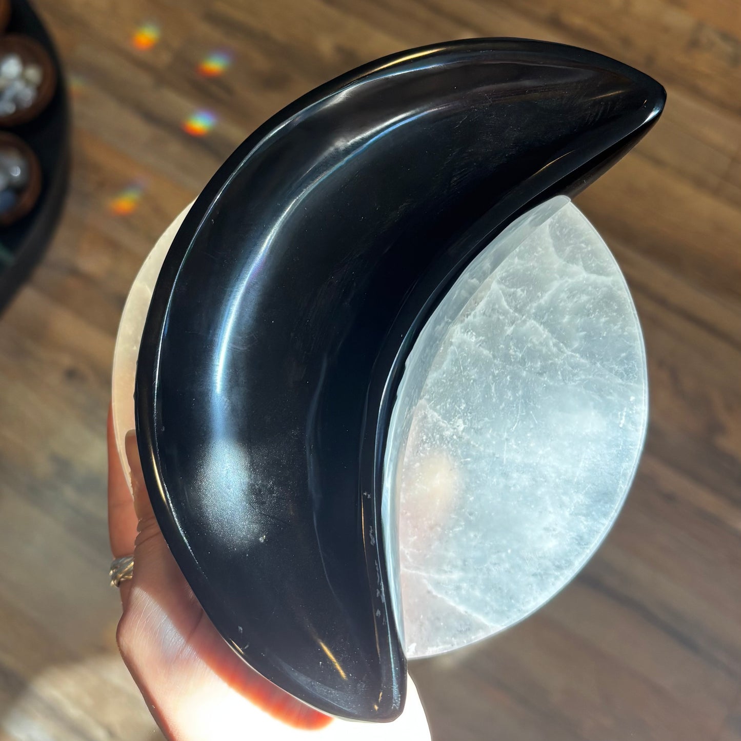 Obsidian Moon Bowl