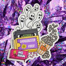 90's VHS Ghost Sticker