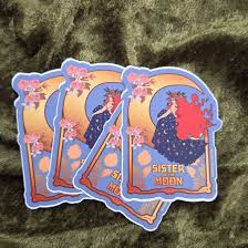 Sister Of The Moon Witchy Sticker