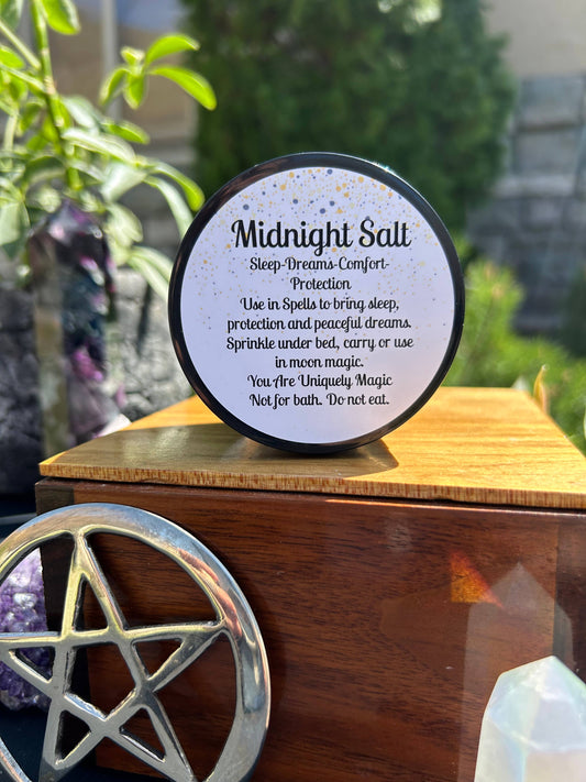 Midnight Blue Witches Salt-Peaceful dreams and to bring sleep