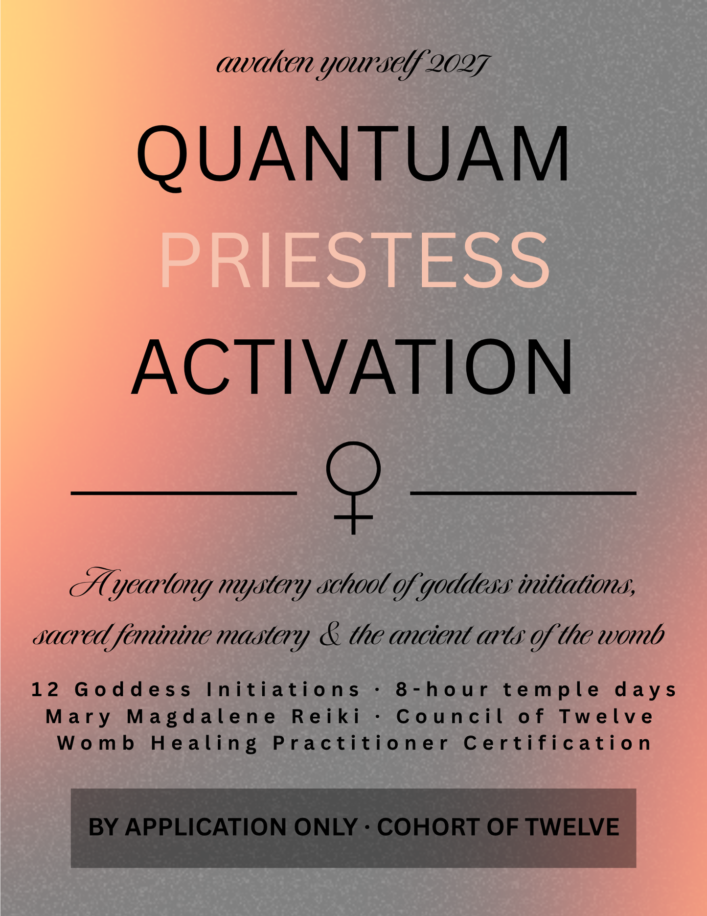Quantum Priestess Mystery School