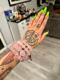 B - Big Rose Quartz