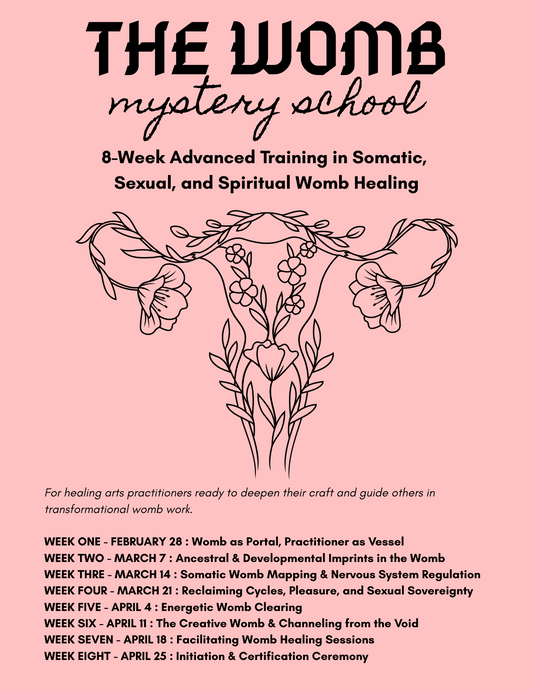 Womb Mystery School Spring