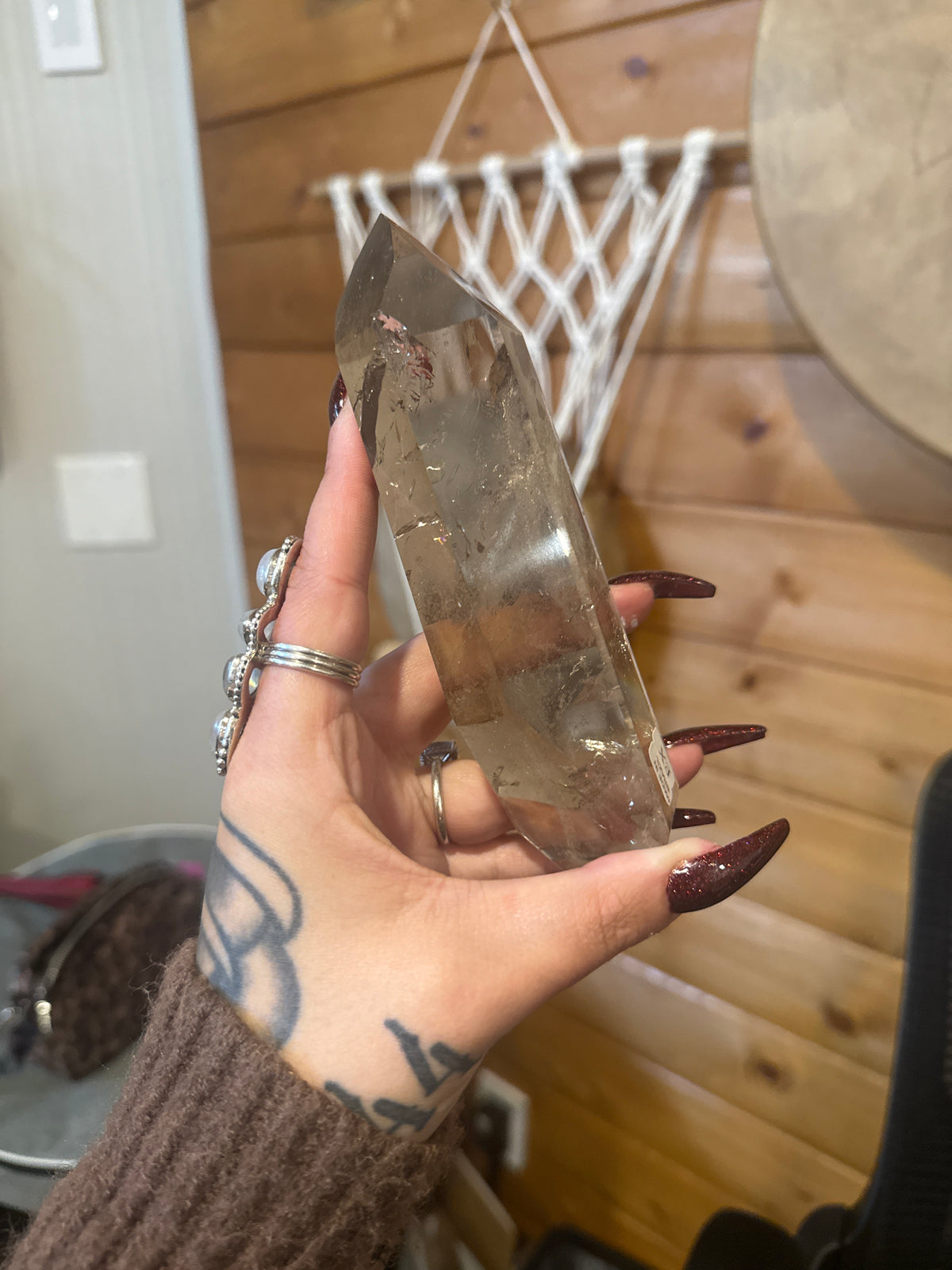 A Grade Smokey Quartz Wand