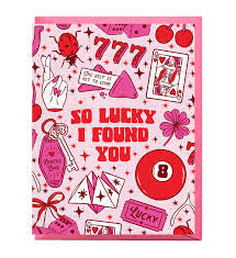 Lucky charm love card