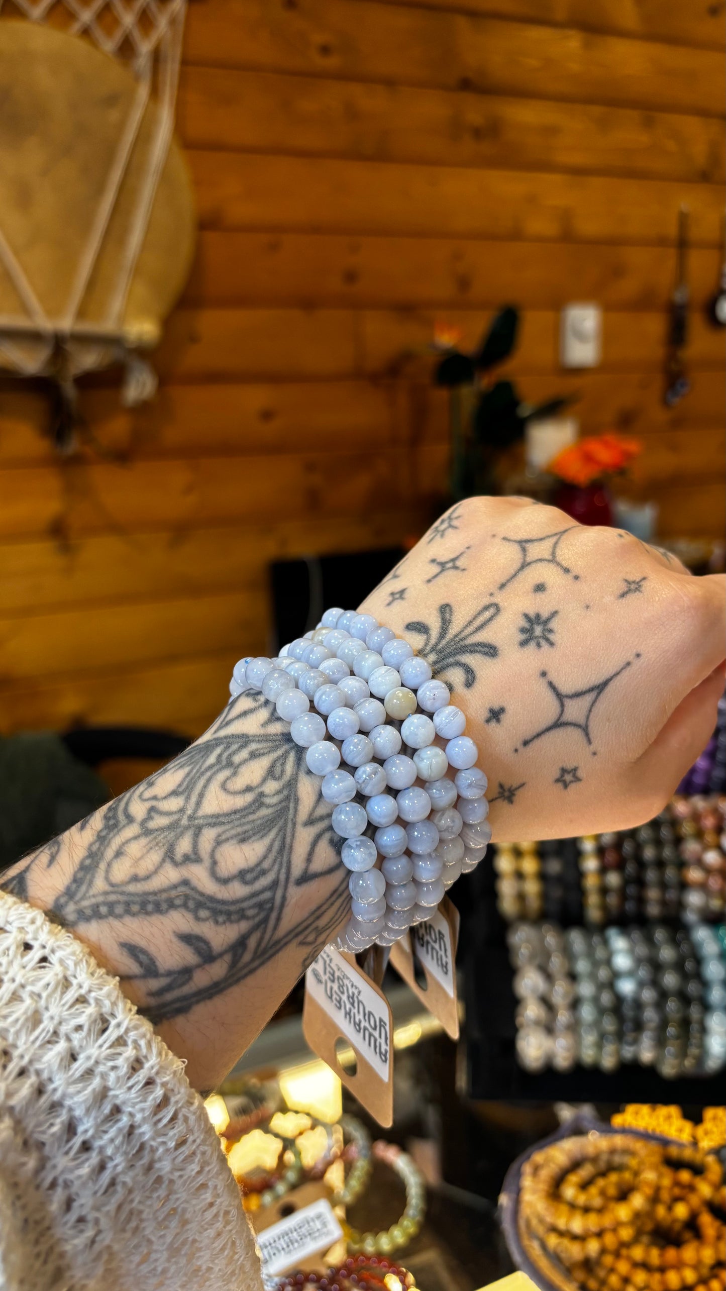 B - Blue Lace Agate