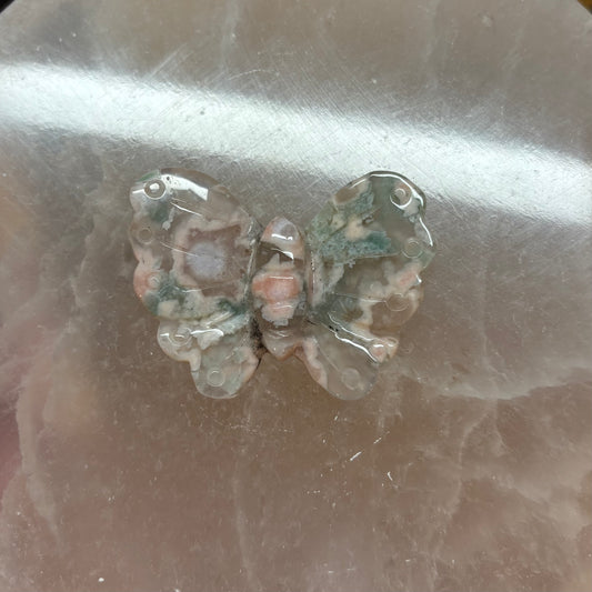 Flower Agate Butterfly