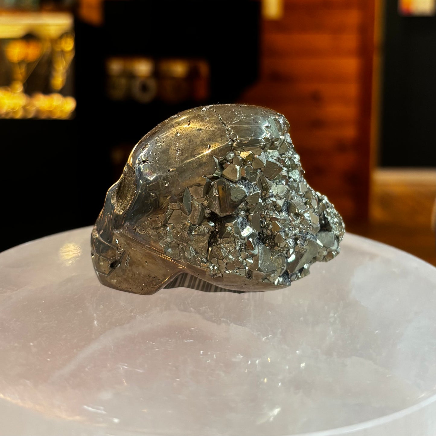 Pyrite Skull