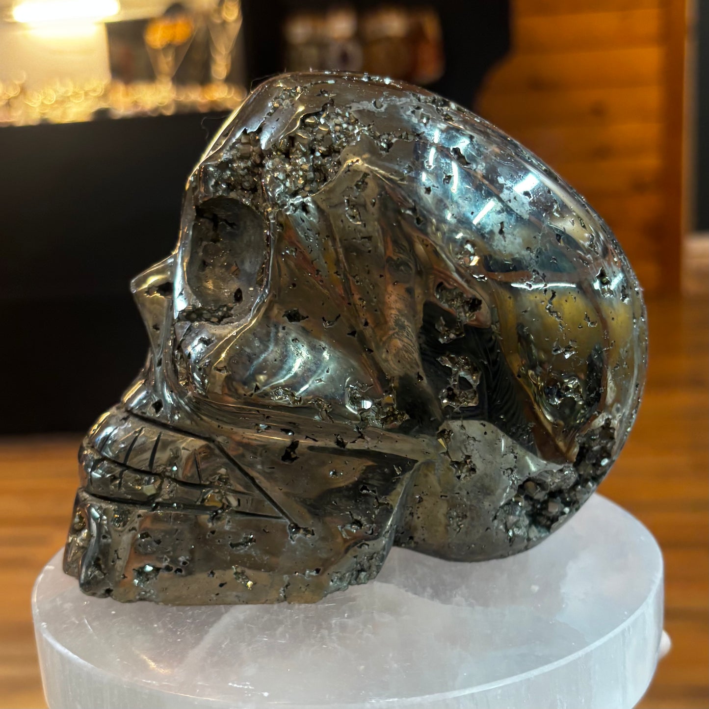 Pyrite Skull