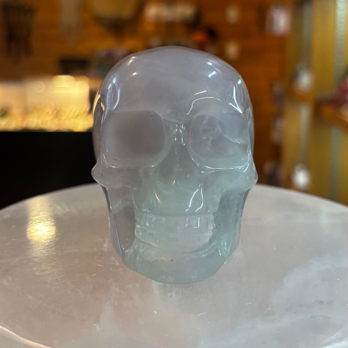 Rainbow Fluorite Skull