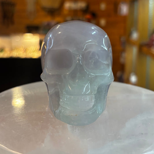 Rainbow Fluorite Skull