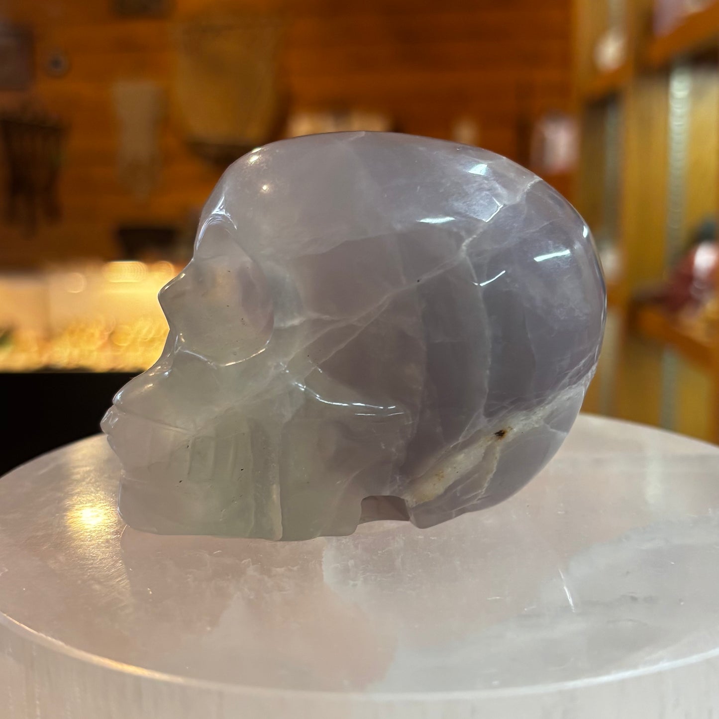 Rainbow Fluorite Skull