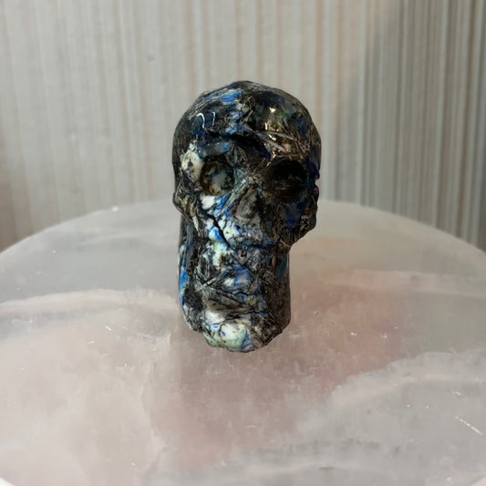 Azurite Skull