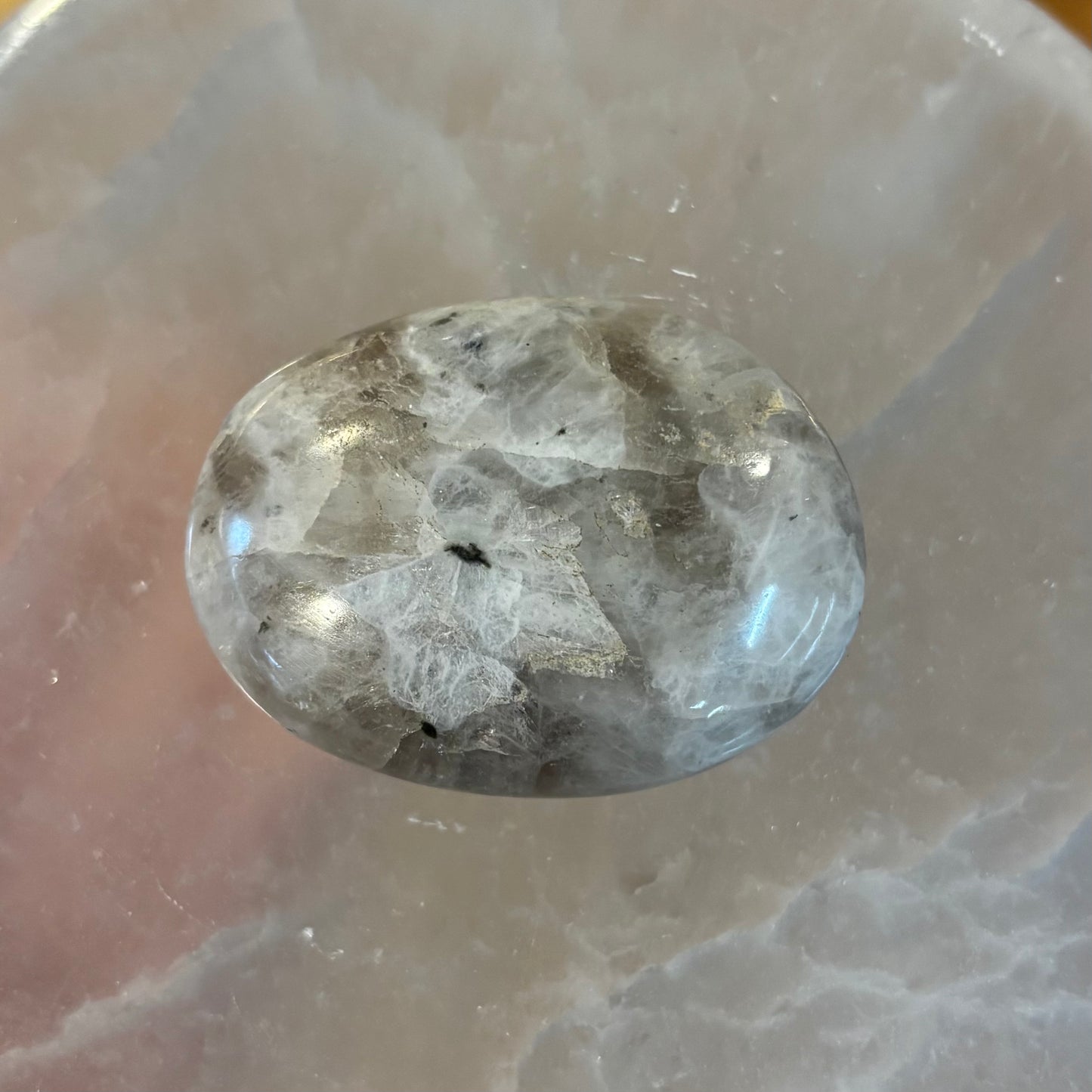 Rainbow Moonstone Palm Stones