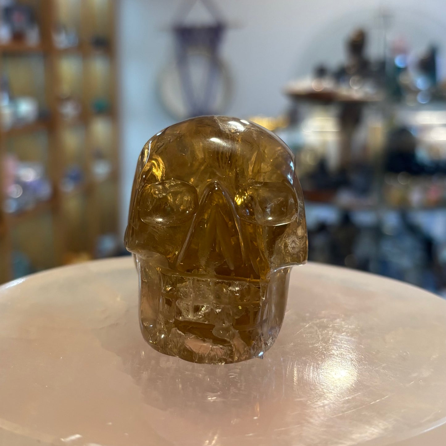 A Grade Natural Citrine Skull