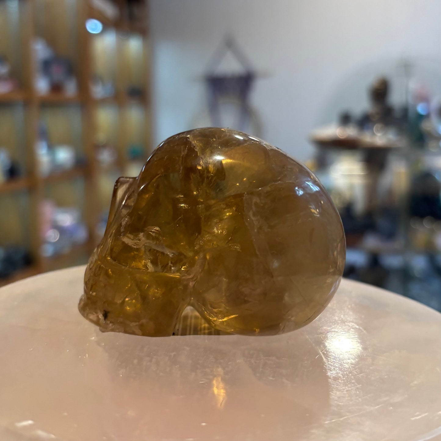 A Grade Natural Citrine Skull