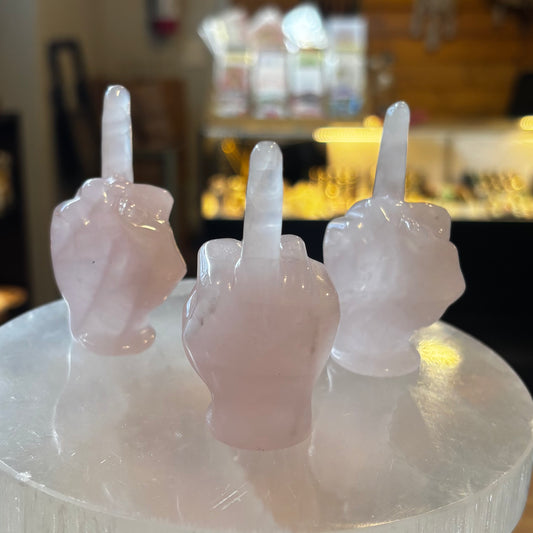 Crystal Middle Finger