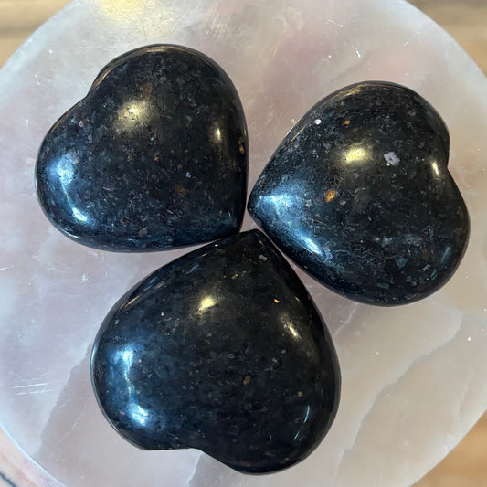 Nuumite Heart/Palm Stone
