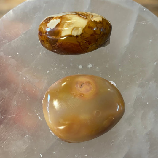 Polychrome Jasper Palm Stone