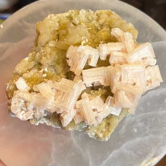 Pink Halite Cluster