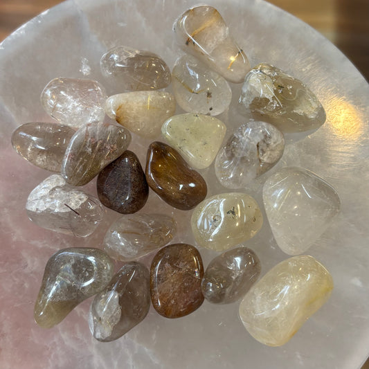 Rutilated Quartz Tumble