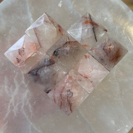Fire Quartz Pyramid