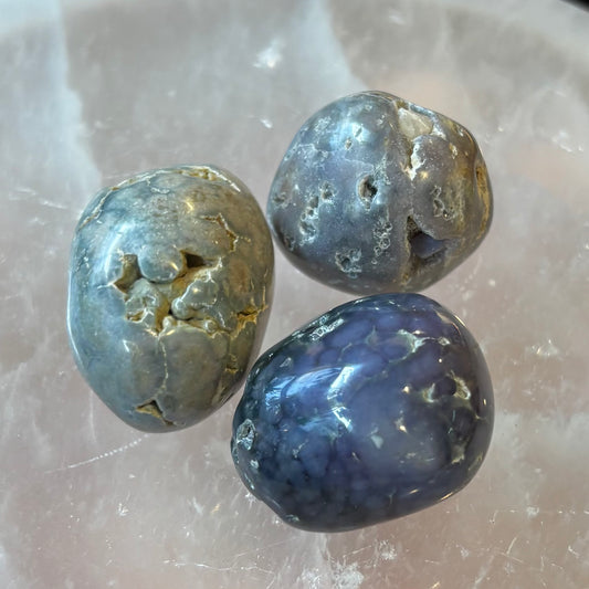 Mini Grape Agate Egg