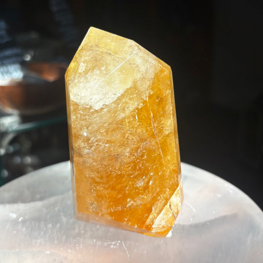 Honey Calcite Tower