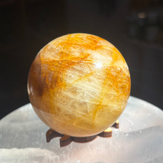 Golden Healer Quartz Sphere