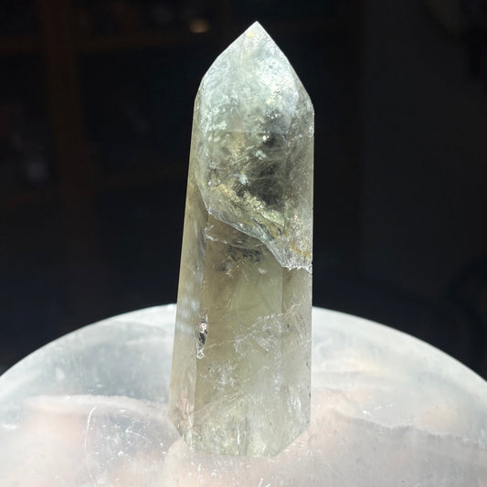 Prasiolite (Green Amethyst) Tower