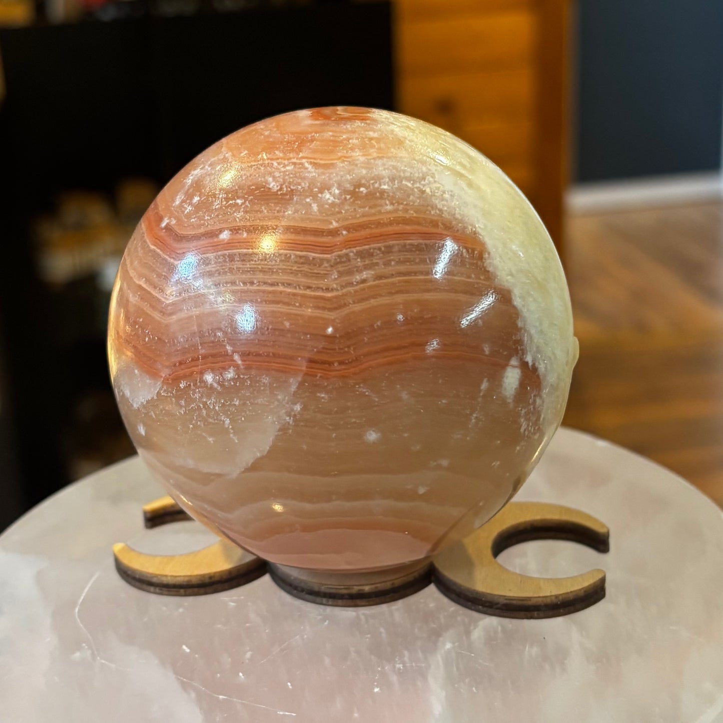 Red Calcite Sphere
