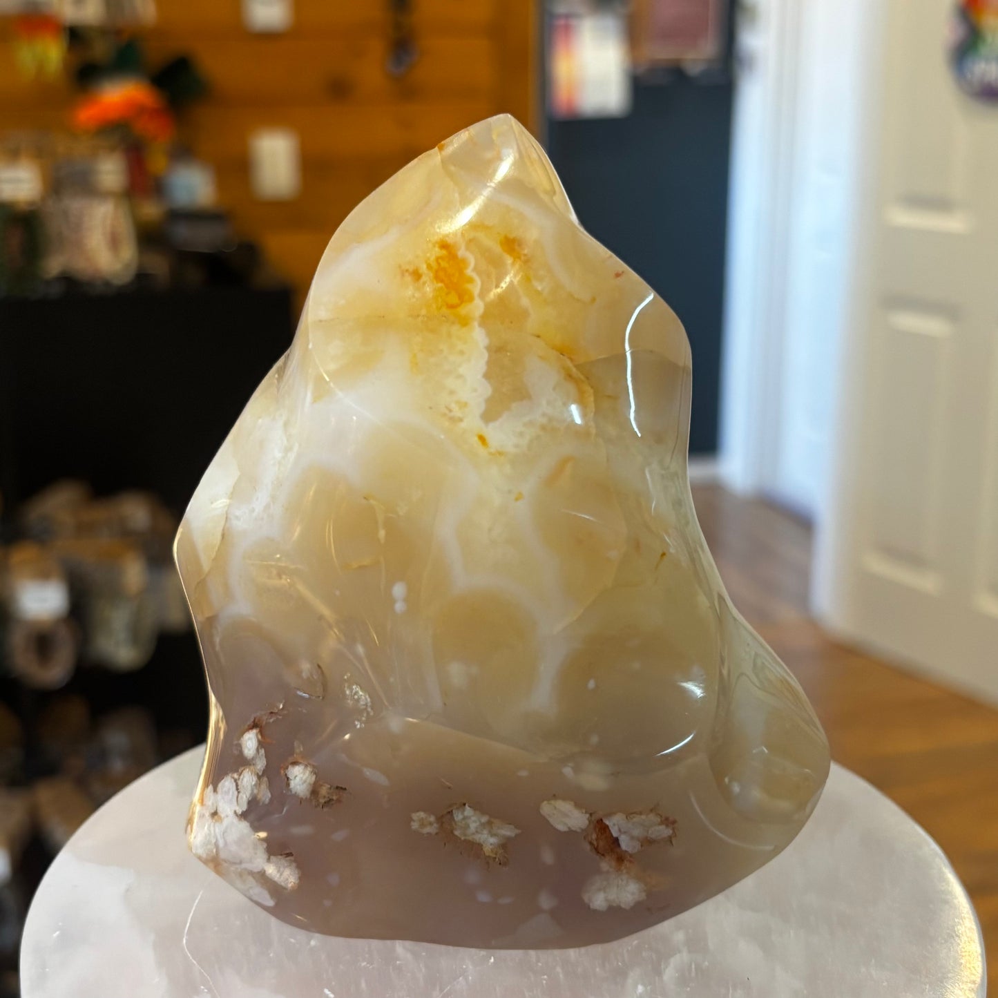 Flower Agate Freeform/Flame