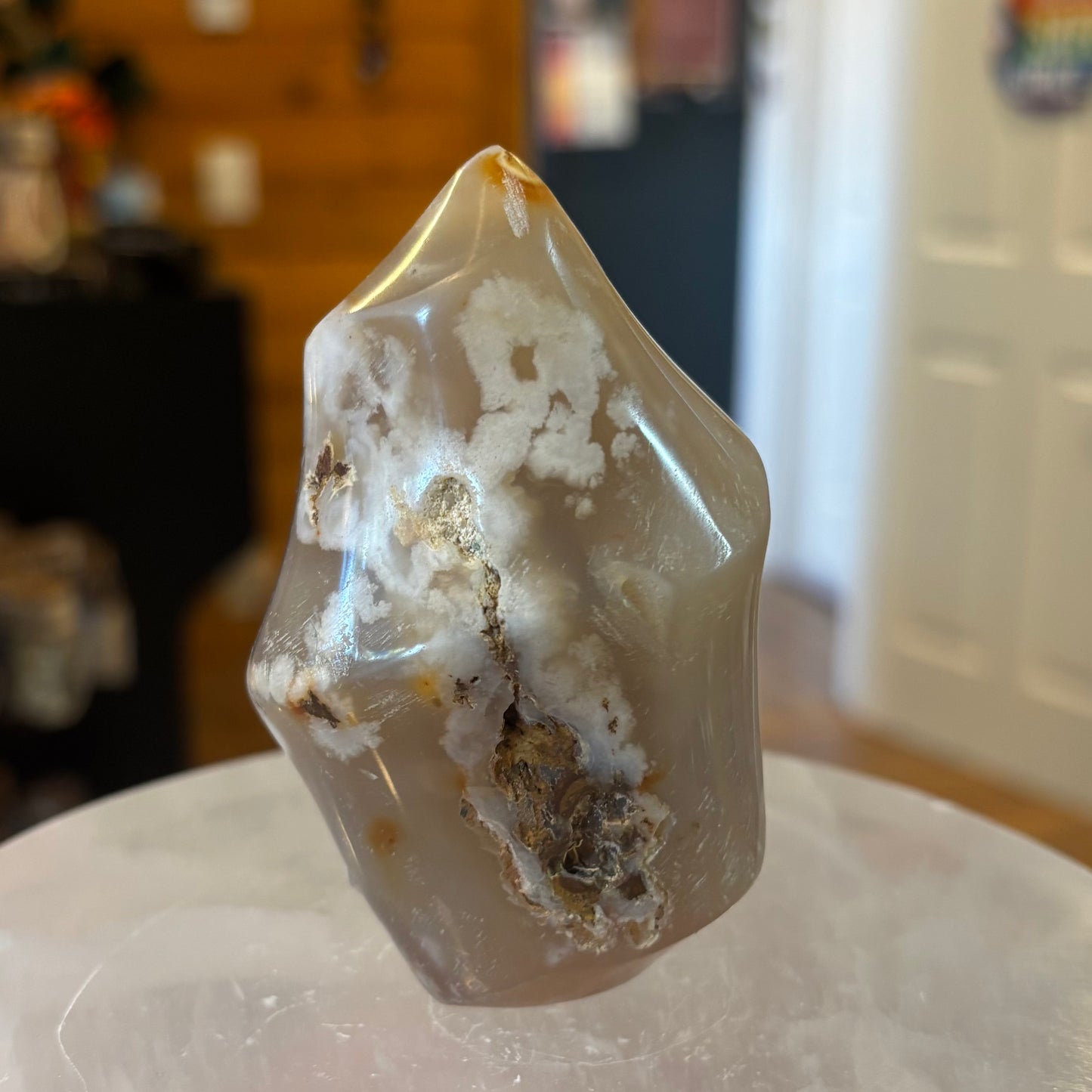Flower Agate Freeform/Flame