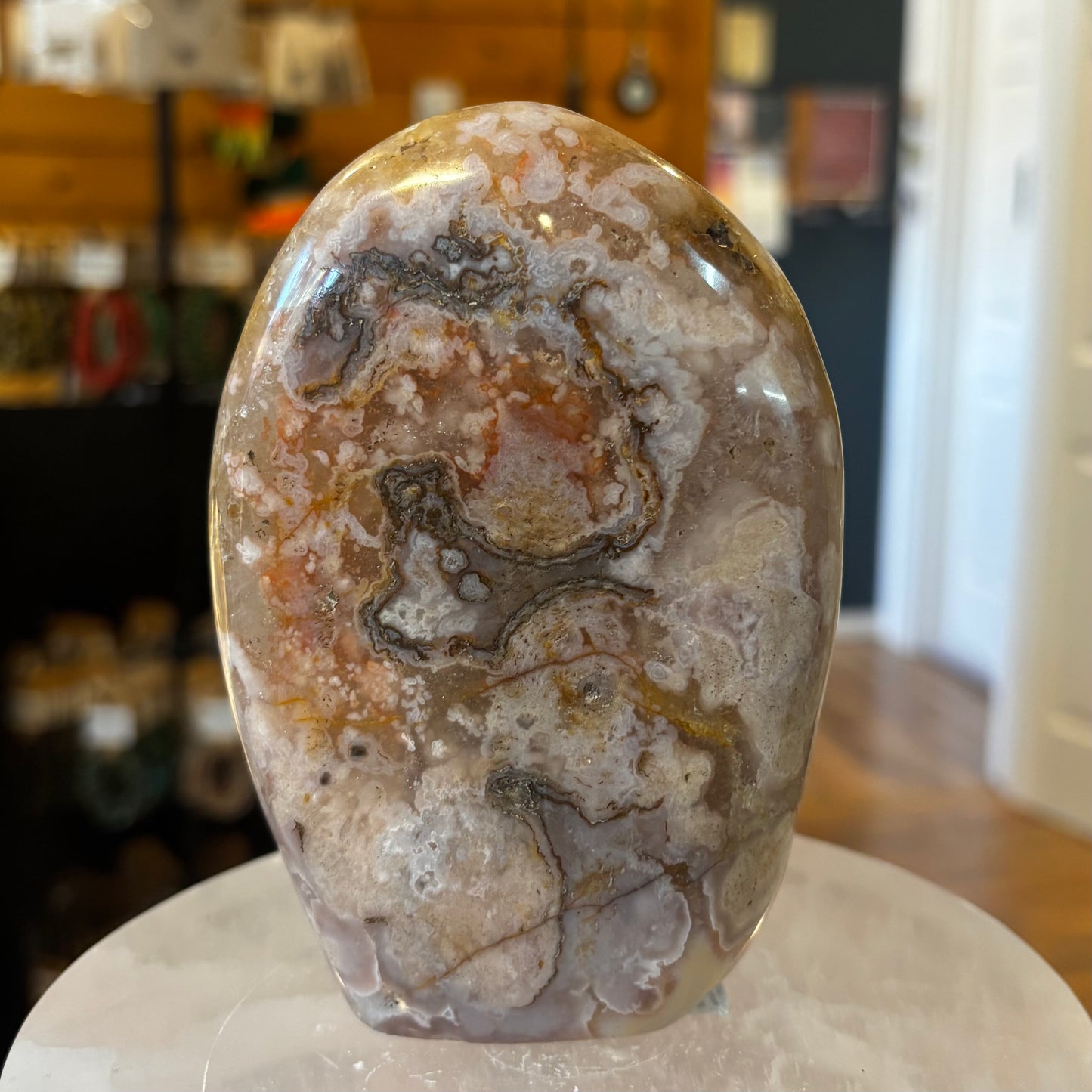 Flower Agate Freeform/Flame