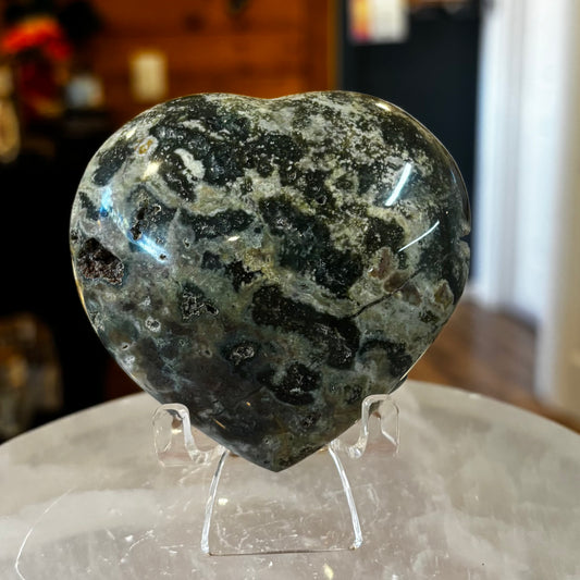 Ocean Jasper Heart
