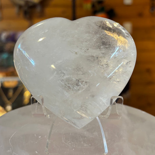 Clear Quartz Heart