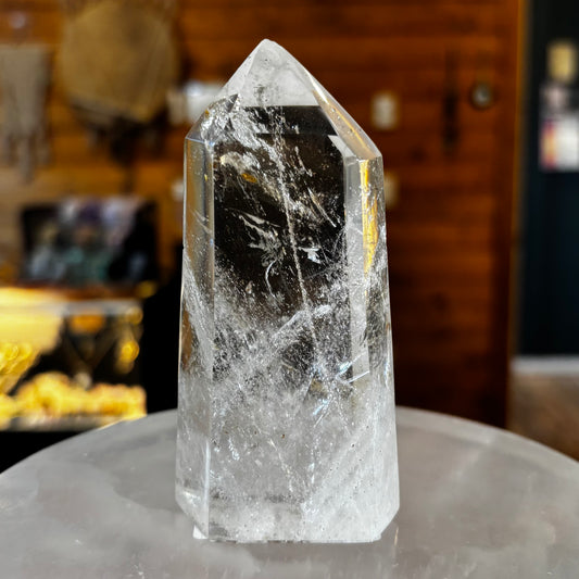 Clear Quartz Tower