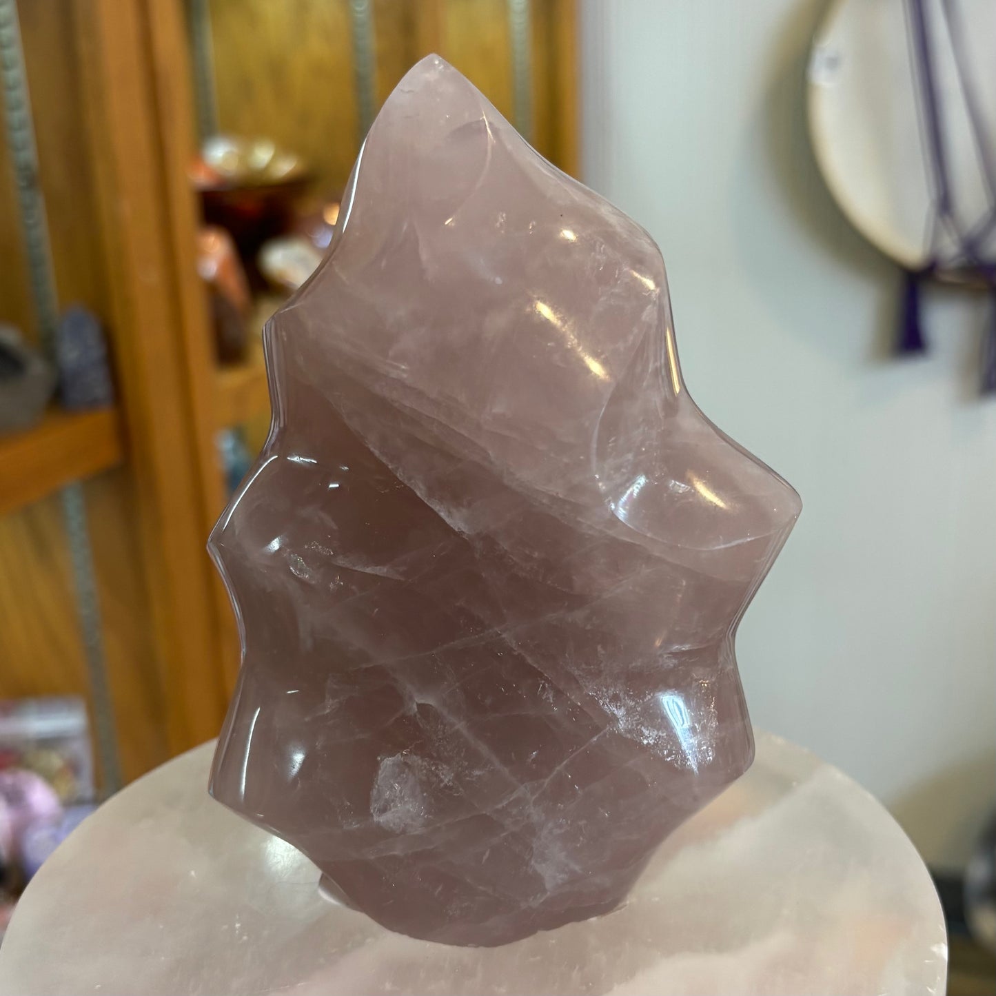 Rose Quartz Flame/Freeform