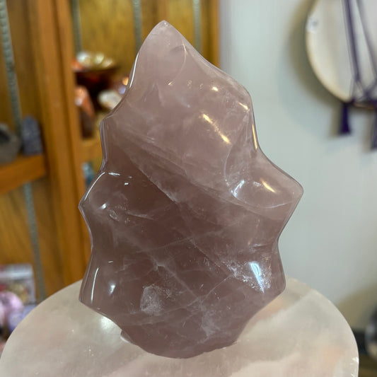 Rose Quartz Flame/Freeform