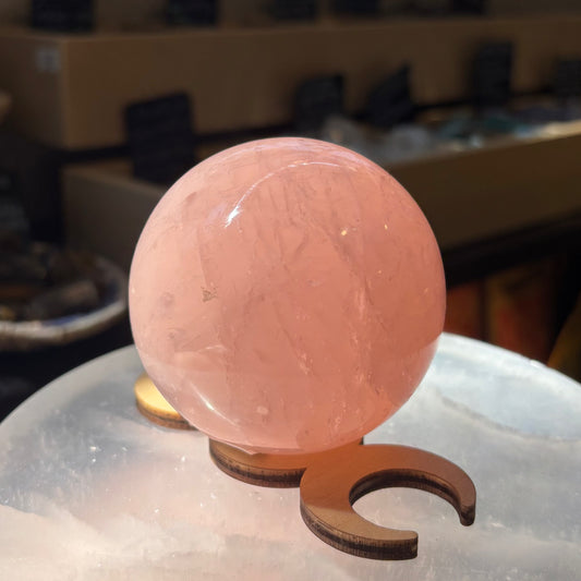 Rose Quartz Sphere//Egg