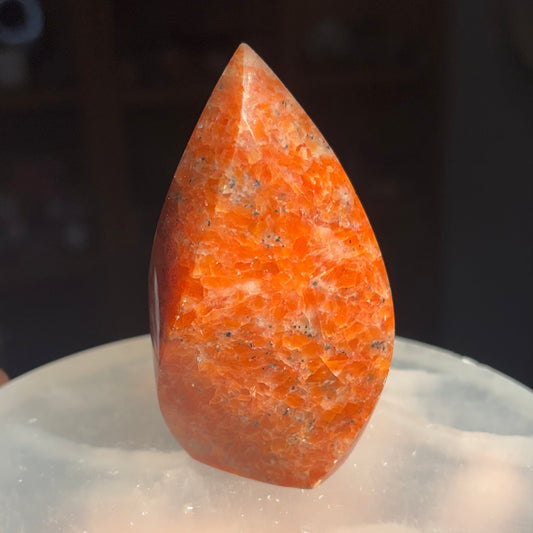 Brazil Orange Calcite Flame